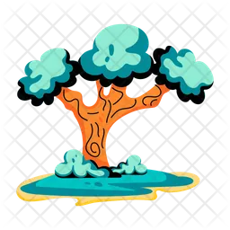 Arbusto de arbol  Icono