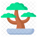 Árbol bonsai  Icono