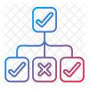 Arbol Decision Diagrama Icono