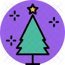 Arbol De Fiesta Celebracion Navidad Icon