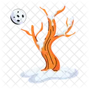 Arbol De Invierno Arbol De Nieve Arbol Desnudo Icono