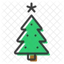 Arbol Navidad Decoracion Icono