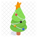 Navidad Arbol Decoracion Icono