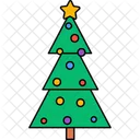 Navidad Arbol Decoracion Icono