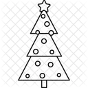 Navidad Arbol Decoracion Icono