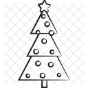 Navidad Arbol Decoracion Icono