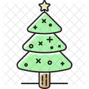 Nieve Arbol Navidad Icon