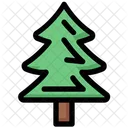 Arbol Invierno Navidad Icono