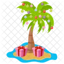 Arbol De Navidad Palmera Palma Icon