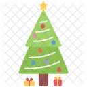 Navidad Arbol Nuevo Icono