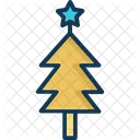 Pino Abeto Arbol De Navidad Icono