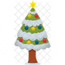 Arbol Navidad Decoracion Icono