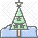 Paquete De Iconos De Arboles De Navidad Icono