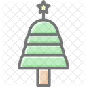 Paquete De Iconos De Arboles De Navidad Icono