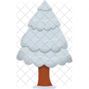 Árbol de navidad blanco  Icono