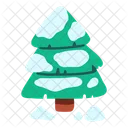 Árbol de nieve  Icon