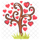 Arbol Verano Amor Icono