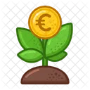 Árbol del dinero eur  Icono