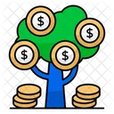 Arbol de dolares  Icono