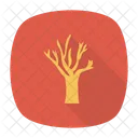 Embrujada Arbol Madera Icono