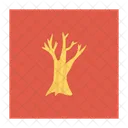 Embrujada Arbol Madera Icono