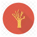 Embrujada Arbol Madera Icono