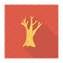 Embrujada Arbol Madera Icono