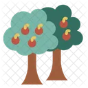 Árbol de frutas  Icono