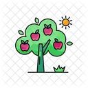 Árbol de frutas  Icono