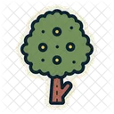 Árbol de frutas  Icono