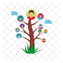 Personas Arbol Con Icono