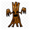 Monstruo De Arbol Halloween Horror Icon