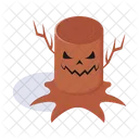 Monstruo Arbol Halloween Icono