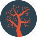 Halloween Muertos Arbol Icono