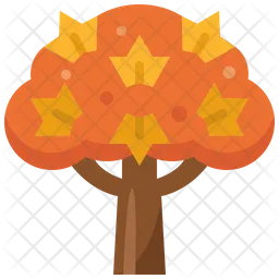 Árbol de otoño  Icono