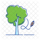 Árbol verde  Icono