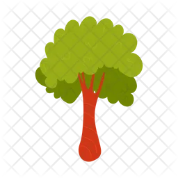 Árbol verde  Icono