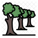 Los Arboles La Naturaleza El Bosque Icono