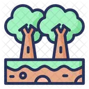 Arboles Primavera Planta Icono