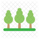 Los Arboles La Naturaleza El Bosque Icono