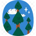 Arbre Pin Pin Icon