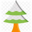 Arbre Arbre De Noel Neige Icon