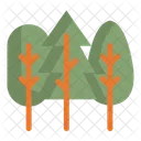 Arbres Pins Foret Icône