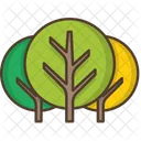 Arbres Feuillus Nature Icon