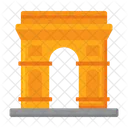 Arc De Triomphe Triumphal Arch Landmark Icon