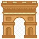 Arc De Triomphe Landmark Building Icon