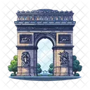 Landmark France Paris Icon
