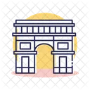 Travel Destination Arc De Triomphe Icon