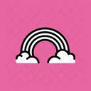 Arc En Ciel Soleil Nuage Icon