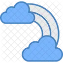 Arc En Ciel Meteo Nuage Icon